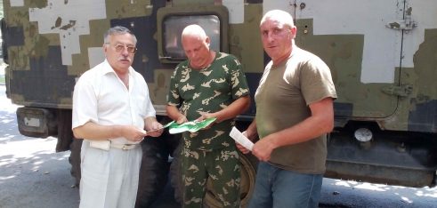 «Летючий» флешмоб для військовослужбовців ВС України – учасників АТО