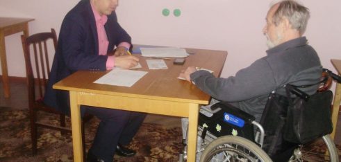 У Чернігівському геріатричному пансіонаті працював  виїзний консультативний пункт