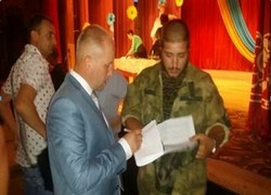 Зустріч учасниками АТО в Хотині