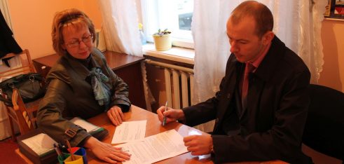 Робоча зустріч з представниками Городенківської райдержадміністрації, Городенківської районної ради, начальником Управління Пенсійного Фонду України в Городенквіському районі