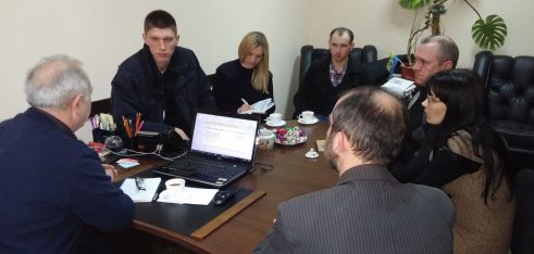 Робоча зустріч керівництва РЦ та місцевого центру з начальником управління патрульної поліції у м. Івано-Франківську