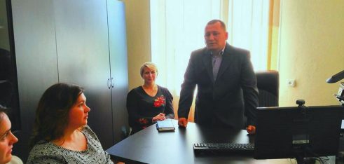 Колективу Каховського місцевого центру з надання БВПД представили нового керівника