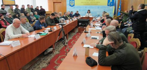 Робота Координаційної ради з надання допомоги учасникам АТО та членам їх сімей на Сумщині