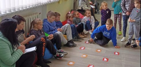 Для наймолодших переселенців  у Зборові провели  рухливу правову гру «Право з тобою»